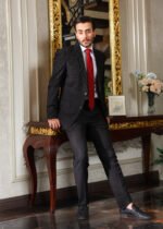 Black Embroidered Tuxedo - Image 7