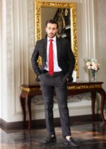 Black Embroidered Tuxedo - Image 9