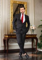 Black Embroidered Tuxedo - Image 10