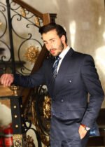 Blue Double Breasted Suit - Image 6