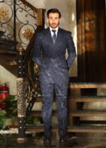 Blue Double Breasted Suit - Image 9