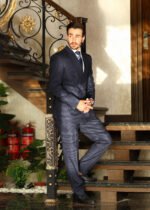 Blue Double Breasted Suit - Image 10