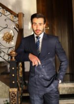 Blue Double Breasted Suit