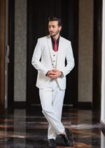 White 3-Piece Suit - Image 3