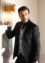 Black Tuxedo with Grey Waistcoat - Image 2