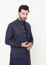 Navy Blue Shalwar Kameez (Ban Collar) - Image 10