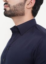 Navy Blue Shalwar Kameez (Collar) - Image 5