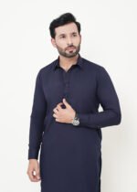Navy Blue Shalwar Kameez (Collar) - Image 7