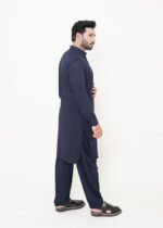 Navy Blue Shalwar Kameez (Collar) - Image 8