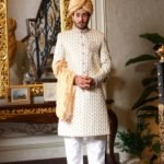 Off-White Sherwani FBBB01 by Azlan Shahzad