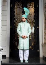 Green Sherwani