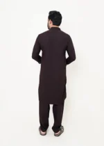 Brown Shalwar Kameez (Ban Collar) - Image 5