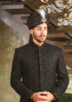 Black Sherwani - Image 6