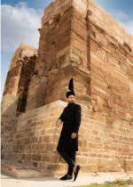 Black Velvet Sherwani B01 - Image 10