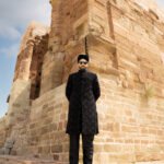 Black Velvet Sherwani B01