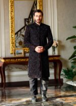 Maroon Velvet TS01 Sherwani