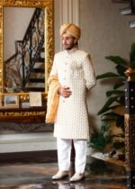 Off-White Sherwani - Image 6