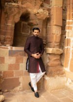 Sherwani Maroon - Image 11