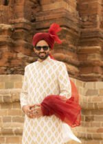 Sherwani White G00 - Image 3