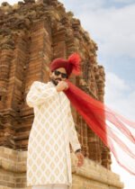 Sherwani White G00 - Image 9