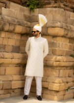 Sherwani White Border 05 - Image 10