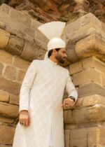 Sherwani White Border 05 - Image 8