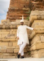 Sherwani White Border 05 - Image 6