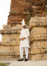 Sherwani White Border 05 - Image 5