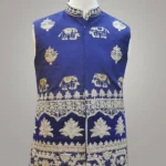 Blue Designer Waistcoat