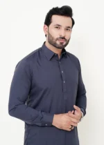 Grey Shalwar Kameez (Collar) - Image 3