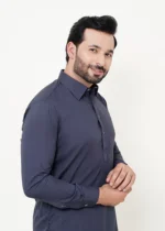 Grey Shalwar Kameez (Collar) - Image 5