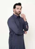 Grey Shalwar Kameez (Collar) - Image 6
