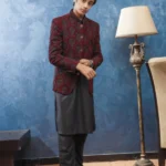 Maroon Prince Coat Cutt Dana