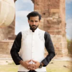 Dual-tone White Textured Designer Waistcoat